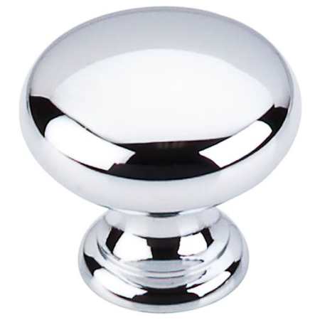 Top Knobs Mushroom 1-1/4 Inch Mushroom Cabinet Knob from the Somerset II Collection Polished Chrome