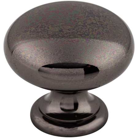 Top Knobs Mushroom 1-1/4 Inch Mushroom Cabinet Knob from the Somerset II Collection Black Nickel