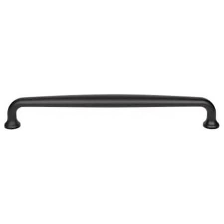Top Knobs Charlotte 18 Inch Center to Center Appliance Pull Flat Black