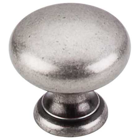 Top Knobs Mushroom 1-1/4 Inch Mushroom Cabinet Knob from the Somerset II Collection Pewter Antique