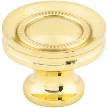 Top Knobs Button 1-1/4 Inch Mushroom Cabinet Knob from the Somerset II Collection Polished Brass