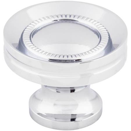 Top Knobs Button 1-1/4 Inch Mushroom Cabinet Knob from the Somerset II Collection Polished Chrome