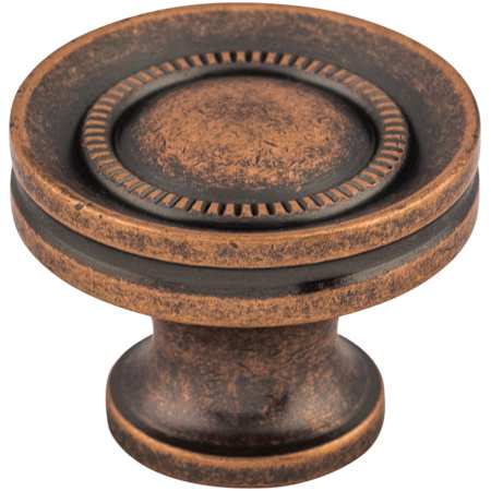 Top Knobs Button 1-1/4 Inch Mushroom Cabinet Knob from the Somerset II Collection Antique Copper
