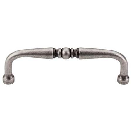 Top Knobs Somerset 3-1/2 Inch Center to Center Handle Cabinet Pull Pewter Antique