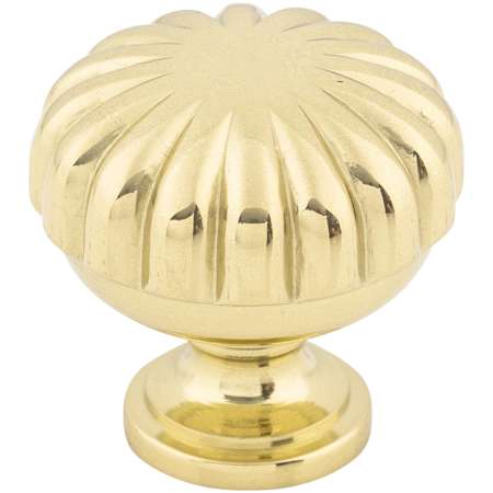 Top Knobs Melon 1-1/4 Inch Mushroom Cabinet Knob from the Somerset II Collection Polished Brass