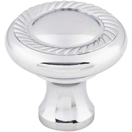 Top Knobs Swirl Cut 1-1/4 Inch Mushroom Cabinet Knob from the Somerset II Collection Polished Chrome