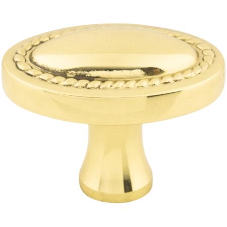 Top Knobs Oval 1-1/4 Inch Oval Cabinet Knob from the Somerset II Collection Polished Brass
