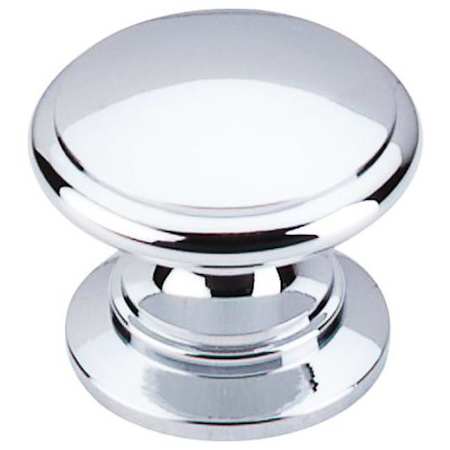 Top Knobs Ray 1-1/4 Inch Mushroom Cabinet Knob from the Somerset II Collection Polished Chrome