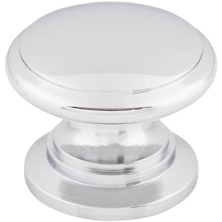 Top Knobs Ray 1-1/4 Inch Mushroom Cabinet Knob from the Somerset II Collection Polished Chrome