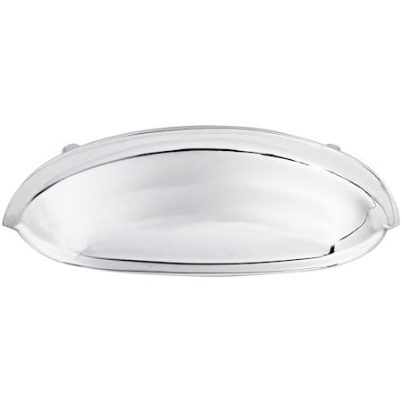 Top Knobs Somerset 3 Inch Center to Center Cup Cabinet Pull Polished Chrome