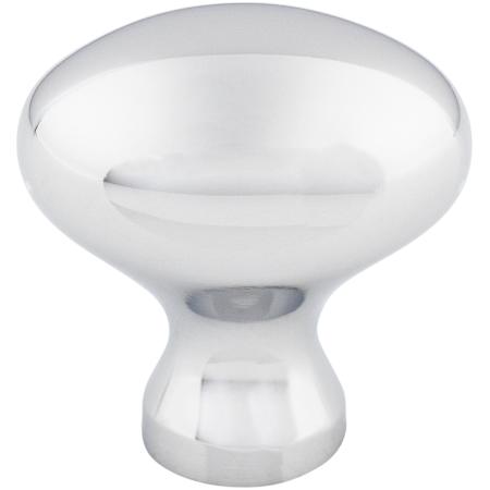 Top Knobs Egg 1-1/4 Inch Oval Cabinet Knob from the Somerset II Collection Polished Chrome