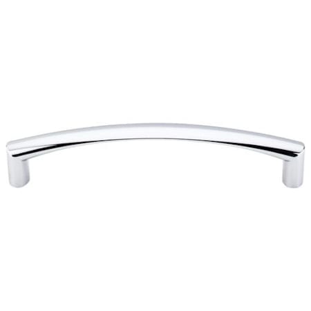 Top Knobs Griggs 5 Inch (128 mm) Center to Center Handle Cabinet Pull from the Nouveau Series - 10 Pack Polished Chrome