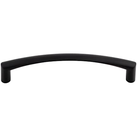 Top Knobs Griggs 5-1/16 Inch Center to Center Handle Cabinet Pull from the Nouveau Collection Flat Black