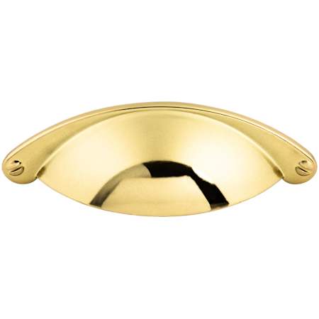 Top Knobs Somerset 2-1/2 Inch Center to Center Cup Cabinet Pull Polished Brass