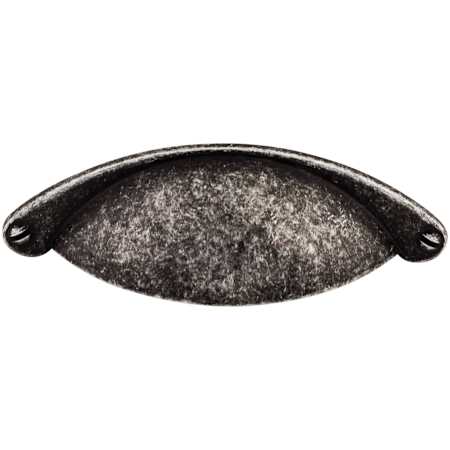 Top Knobs Somerset 2-1/2 Inch Center to Center Cup Cabinet Pull Black Iron