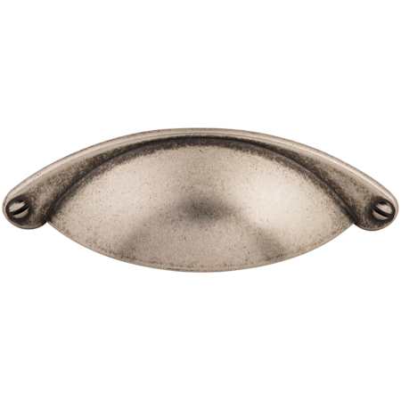 Top Knobs Somerset 2-1/2 Inch Center to Center Cup Cabinet Pull Pewter Antique
