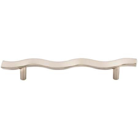 Top Knobs Wave 5-1/16 Inch Center to Center Bar Cabinet Pull from the Nouveau Collection Brushed Satin Nickel