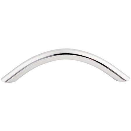 Top Knobs Curved 3-3/4 Inch Center to Center Arch Cabinet Pull from the Nouveau Collection Polished Chrome