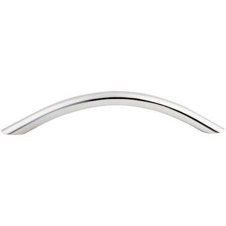 Top Knobs Curved 5-1/16 Inch Center to Center Arch Cabinet Pull from the Nouveau Collection Polished Chrome