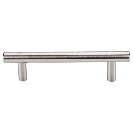 Top Knobs Hopewell 3-3/4 Inch Center to Center Bar Cabinet Pull from the Bar Pulls Series - 10 Pack Brushed Satin Nickel