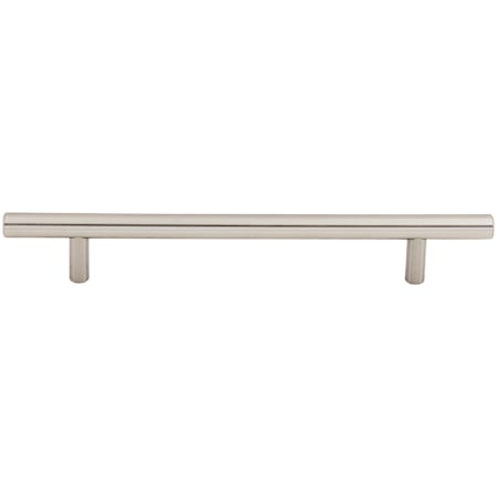 Top Knobs Hopewell 6-5/16 Inch Center to Center Bar Cabinet Pull from the Bar Pulls Collection Brushed Satin Nickel