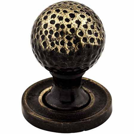Top Knobs Paris 1-1/4 Inch Round Cabinet Knob from the Britannia Collection Dark Antique Brass