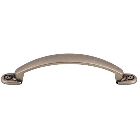 Top Knobs Arendal 3-3/4 Inch Center to Center Handle Cabinet Pull from the Somerset Collection Pewter Antique