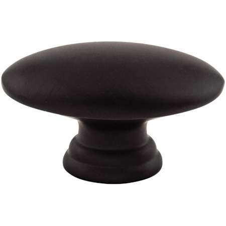 Top Knobs Oval 3/4 Inch Oval Cabinet Knob from the Nouveau Collection Flat Black