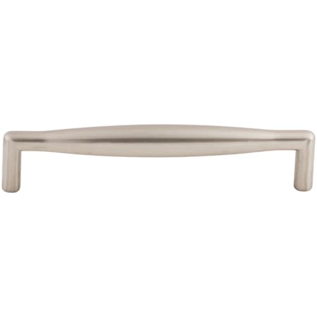 Top Knobs Flute 5-1/16 Inch Center to Center Handle Cabinet Pull from the Nouveau II Collection Brushed Satin Nickel