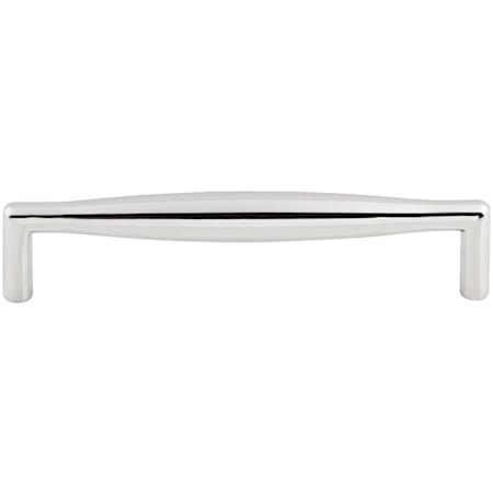 Top Knobs Flute 5-1/16 Inch Center to Center Handle Cabinet Pull from the Nouveau II Collection Polished Chrome