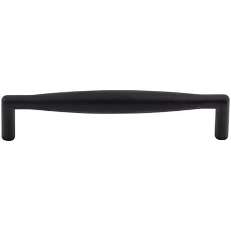 Top Knobs Flute 5-1/16 Inch Center to Center Handle Cabinet Pull from the Nouveau II Collection Flat Black
