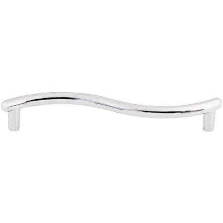 Top Knobs Spiral 5-1/16 Inch Center to Center Handle Cabinet Pull from the Nouveau Collection Polished Chrome