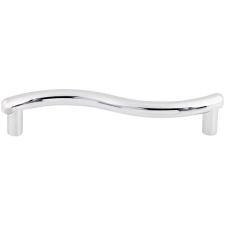 Top Knobs Spiral 3-3/4 Inch Center to Center Handle Cabinet Pull from the Nouveau Collection Polished Chrome