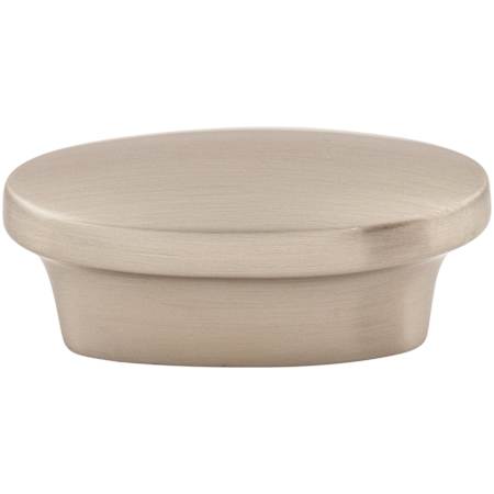 Top Knobs Oval 1-5/8 Inch Oval Cabinet Knob from the Nouveau II Collection Brushed Satin Nickel