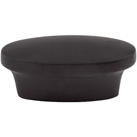 Top Knobs Oval 1-5/8 Inch Oval Cabinet Knob from the Nouveau II Collection Flat Black