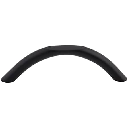 Top Knobs Curved 3-3/4 Inch Center to Center Arch Cabinet Pull from the Nouveau II Collection Flat Black