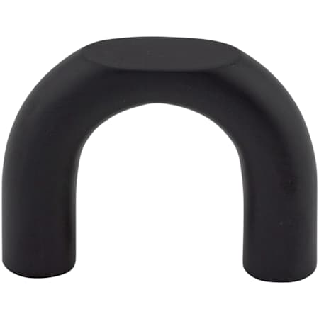 Top Knobs Curved 1-1/4 Inch Center to Center Arch Cabinet Pull from the Nouveau II Collection Flat Black