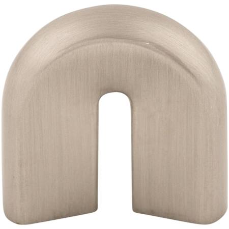 Top Knobs U - Pull 3/4 Inch Center to Center Arch Cabinet Pull from the Nouveau II Collection Brushed Satin Nickel