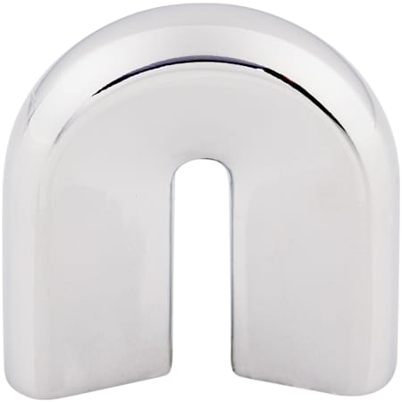 Top Knobs U - Pull 3/4 Inch Center to Center Arch Cabinet Pull from the Nouveau II Collection Polished Chrome