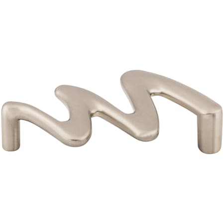 Top Knobs Squiggly 3-3/4 Inch Center to Center Designer Cabinet Pull from the Nouveau II Collection Brushed Satin Nickel