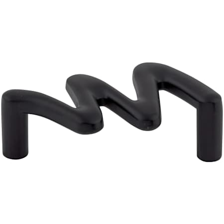Top Knobs Squiggly 2-1/2 Inch Center to Center Designer Cabinet Pull from the Nouveau II Collection Flat Black