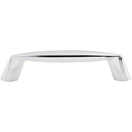 Top Knobs Rung 3-3/4 Inch Center to Center Handle Cabinet Pull from the Nouveau II Collection Polished Chrome