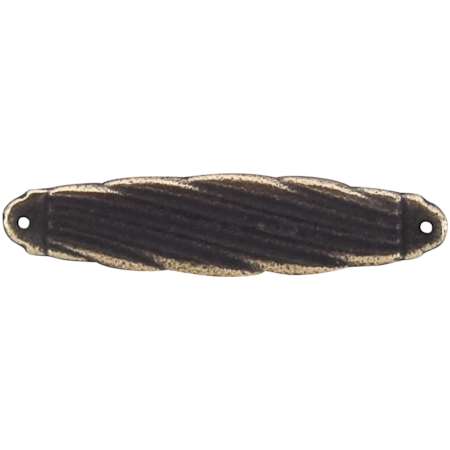 Top Knobs Versailles 2-5/8 Inch Pull Backplate from the Britannia Series Dark Antique Brass