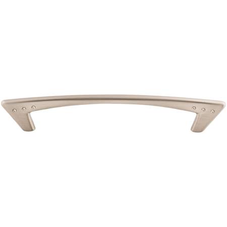 Top Knobs Dot 5-1/16 Inch Center to Center Handle Cabinet Pull from the Nouveau II Collection Brushed Satin Nickel
