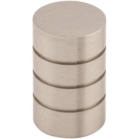 Top Knobs Stacked 5/8 Inch Cylindrical Cabinet Knob from the Nouveau II Collection Brushed Satin Nickel