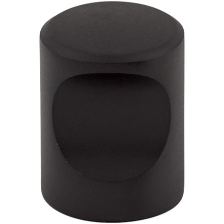 Top Knobs Indent 3/4 Inch Cylindrical Cabinet Knob from the Nouveau II Collection Flat Black