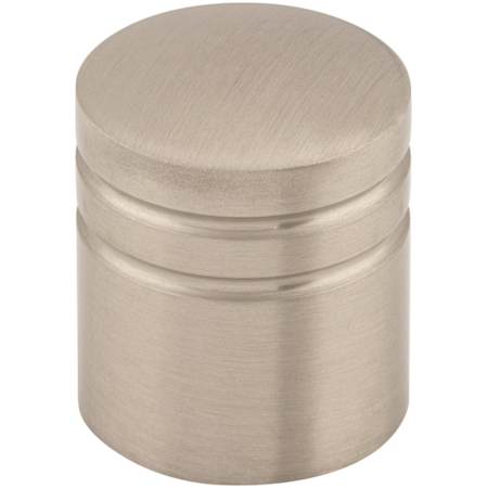 Top Knobs Stacked 1 Inch Cylindrical Cabinet Knob from the Nouveau II Collection Brushed Satin Nickel