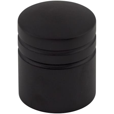 Top Knobs Stacked 1 Inch Cylindrical Cabinet Knob from the Nouveau II Collection Flat Black