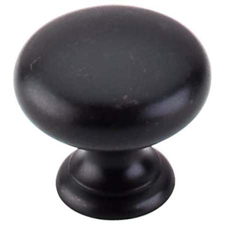 Top Knobs Mushroom 1-1/4 Inch Mushroom Cabinet Knob from the Normandy Collection Patina Black