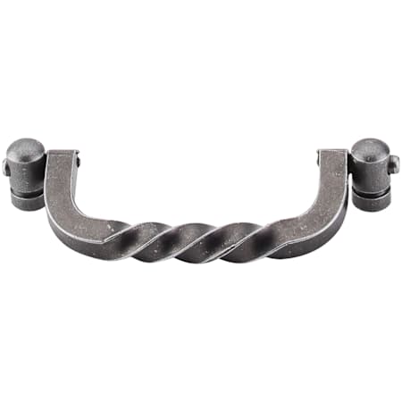 Top Knobs Twist 3-3/4 Inch Center to Center Drop Cabinet Pull from the Normandy Collection Pewter
